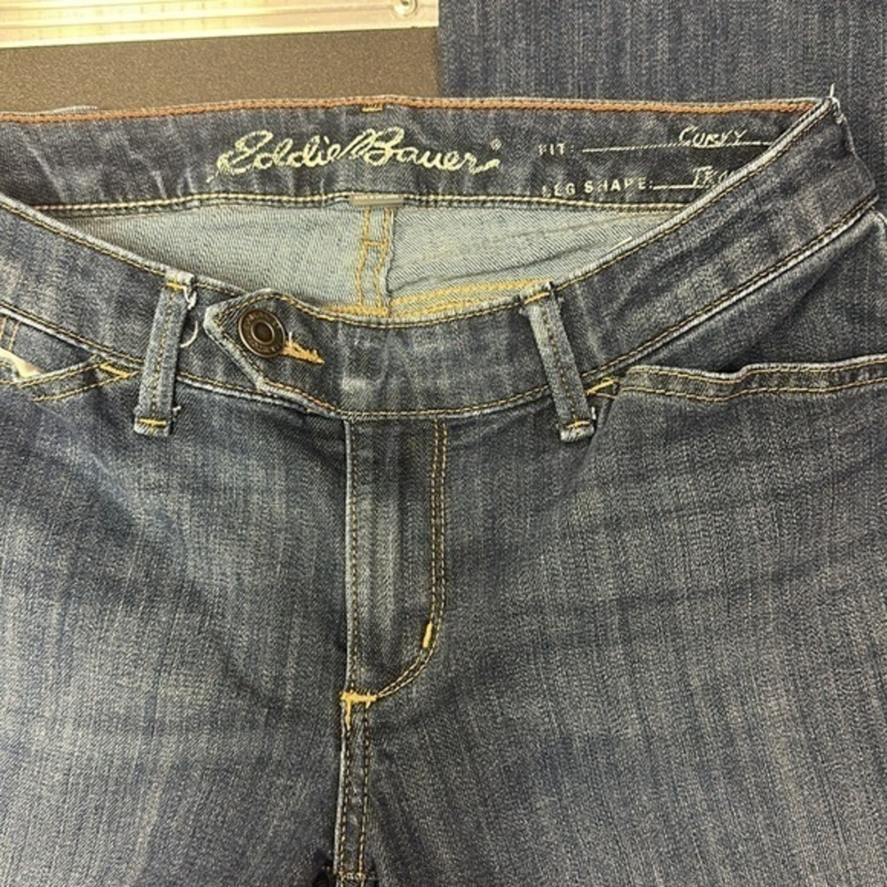 Eddie Bauer Women's Blue Flare Jeans
